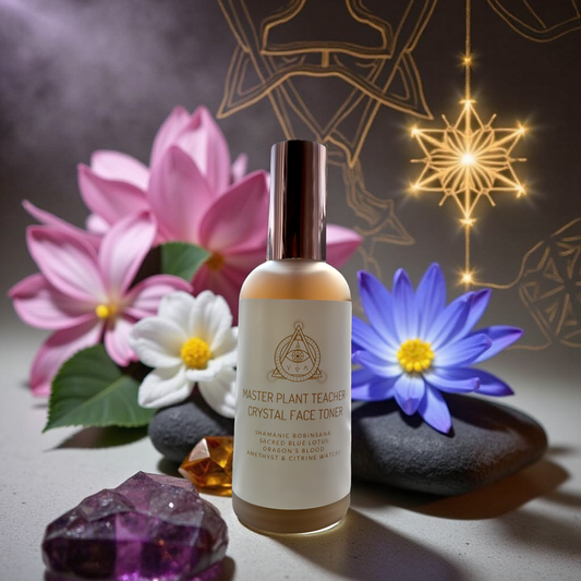 Crystal Face Toner with master plant essences and ancient energetic codes