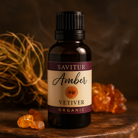 Amber in Vetiver | Resin of Calm and Rooted Elegance