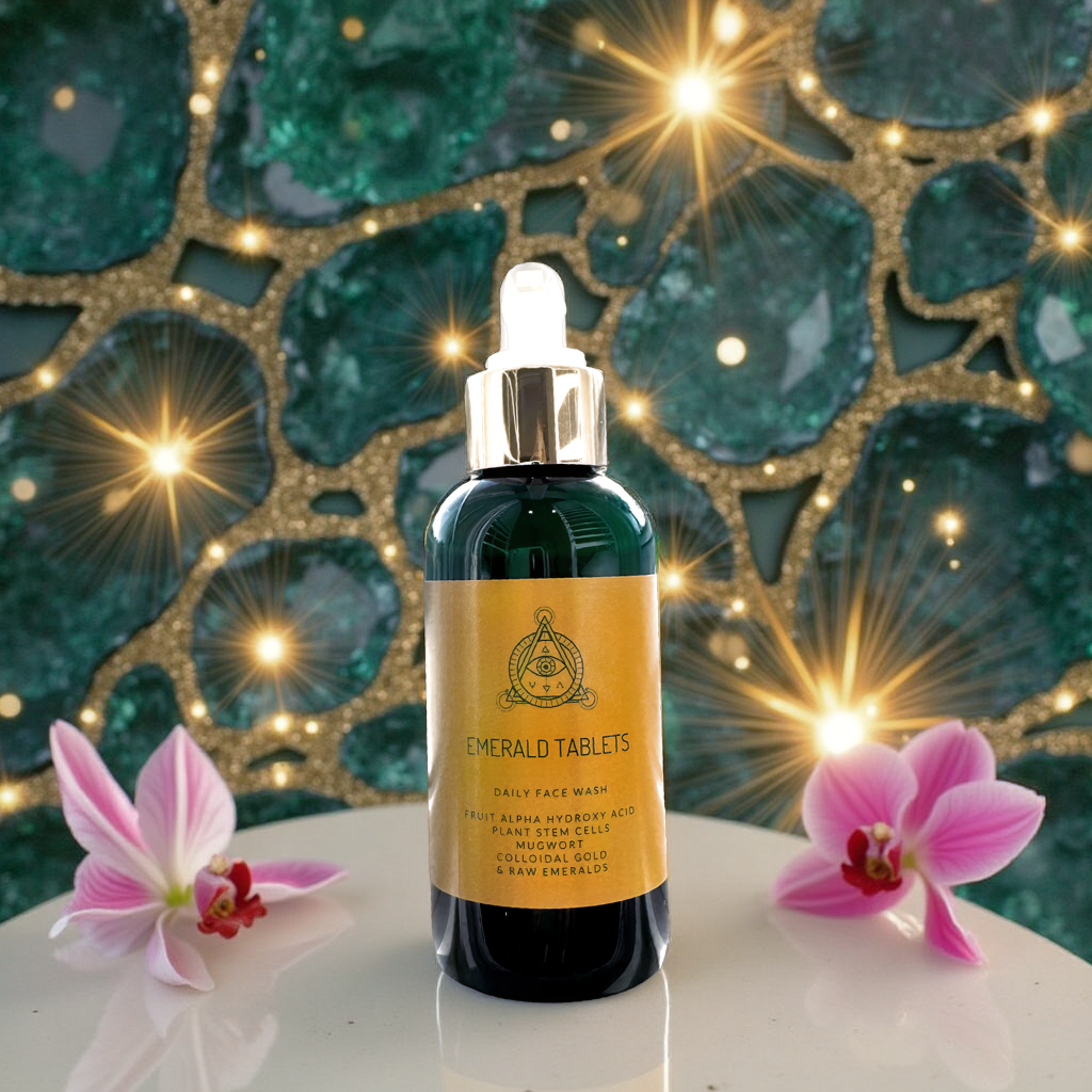 Daily Face Wash inspired by the Emerald Tablets with purifying plant alchemy