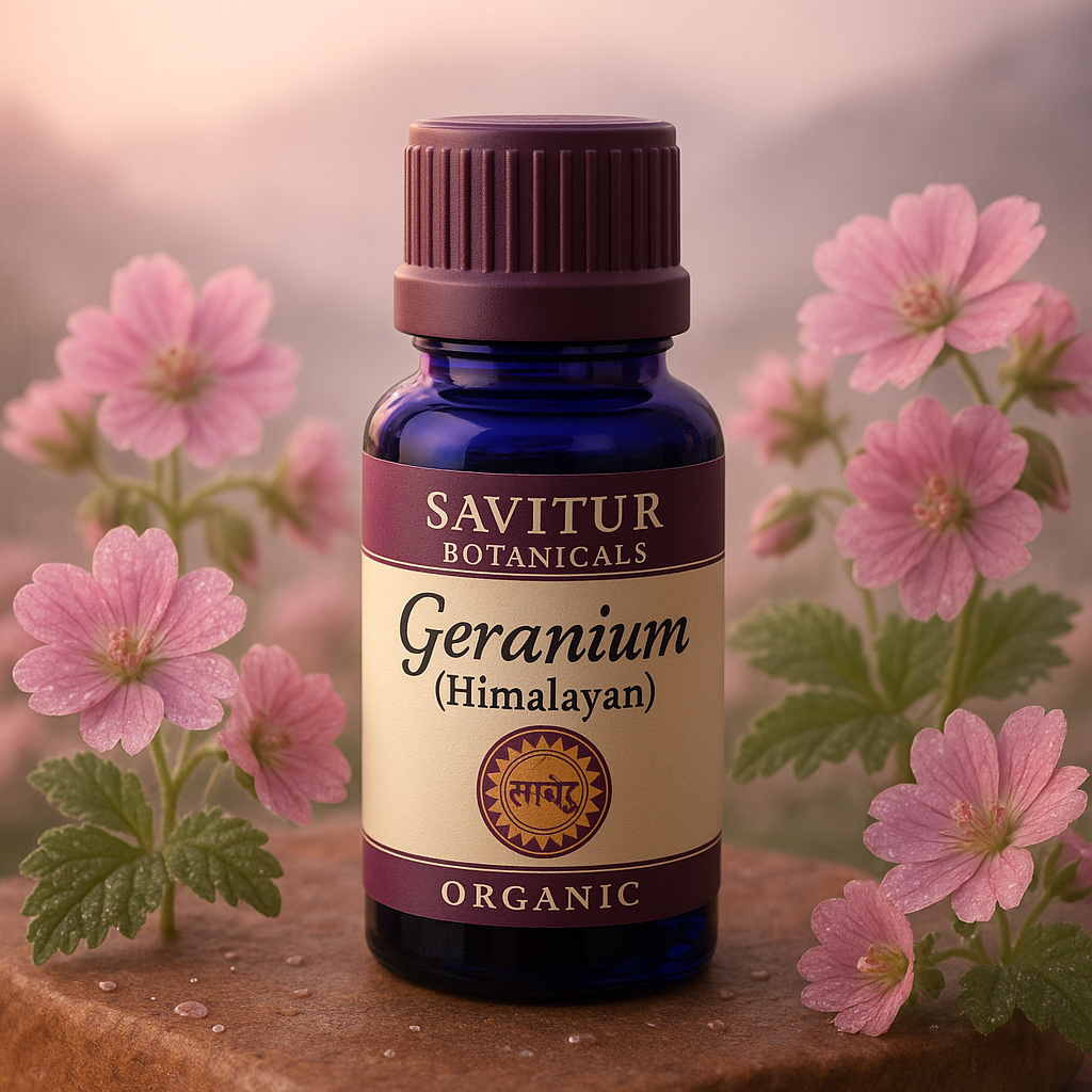Geranium (Himalayan) | Energetic Equilibrium and Skin Renewal